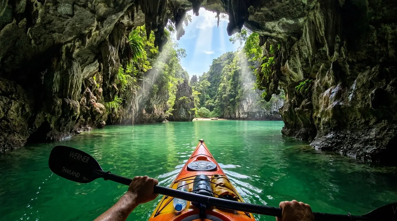 Hidden Lagoon by Kayak in Ao Nang, Krabi, Thailand
