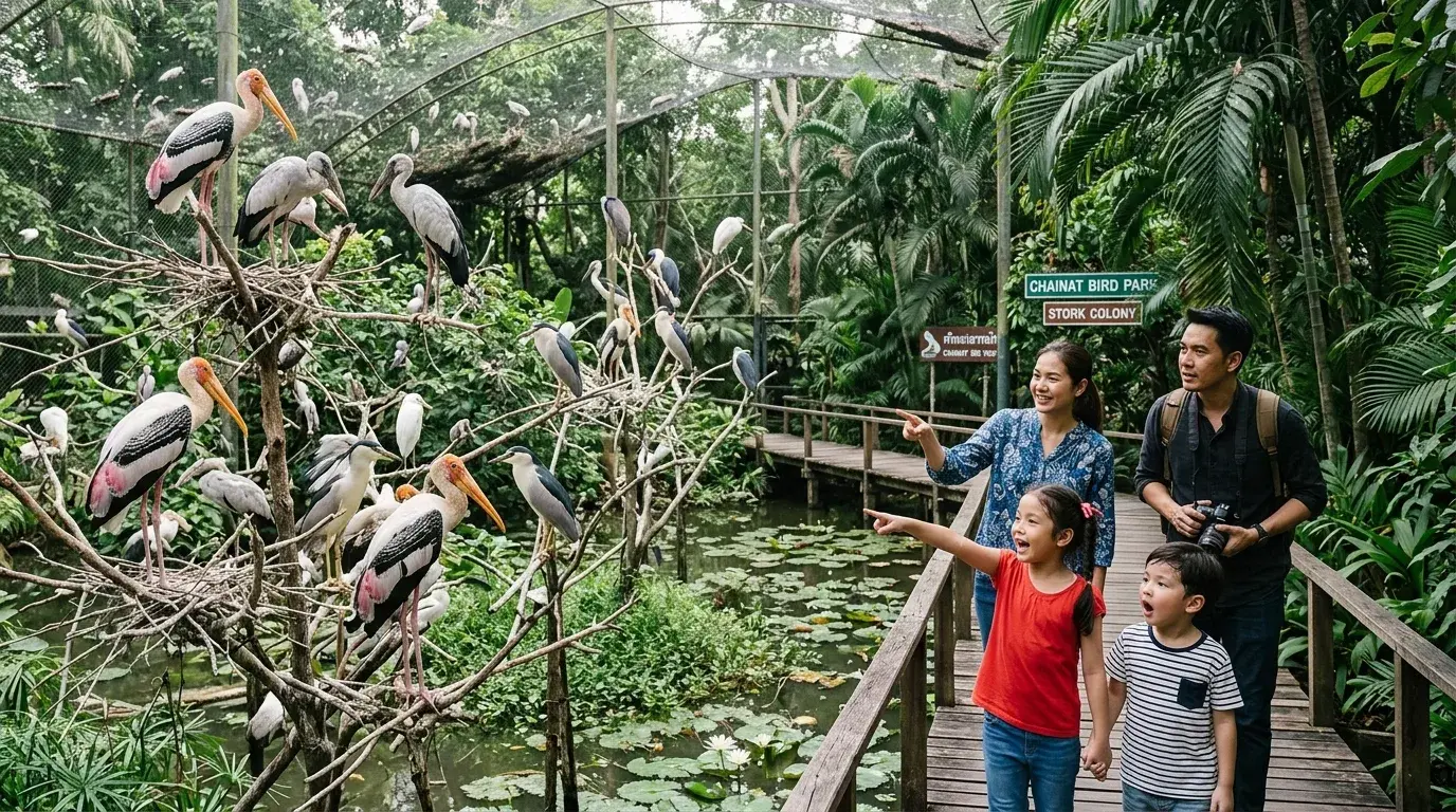 Chainat Bird Park in Chainat, Chainat, Thailand