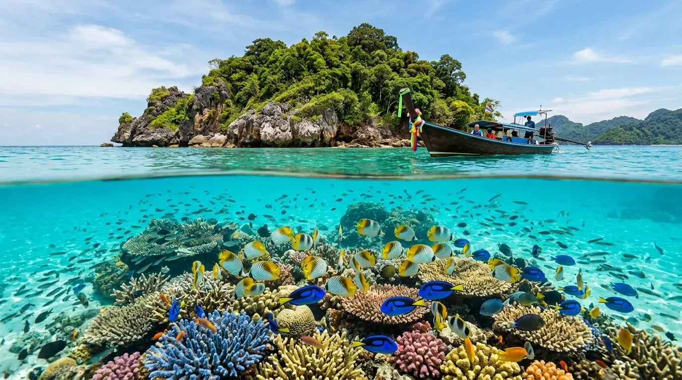 Mu Ko Chumphon Coral Reef in Chumphon, Chumphon, Thailand
