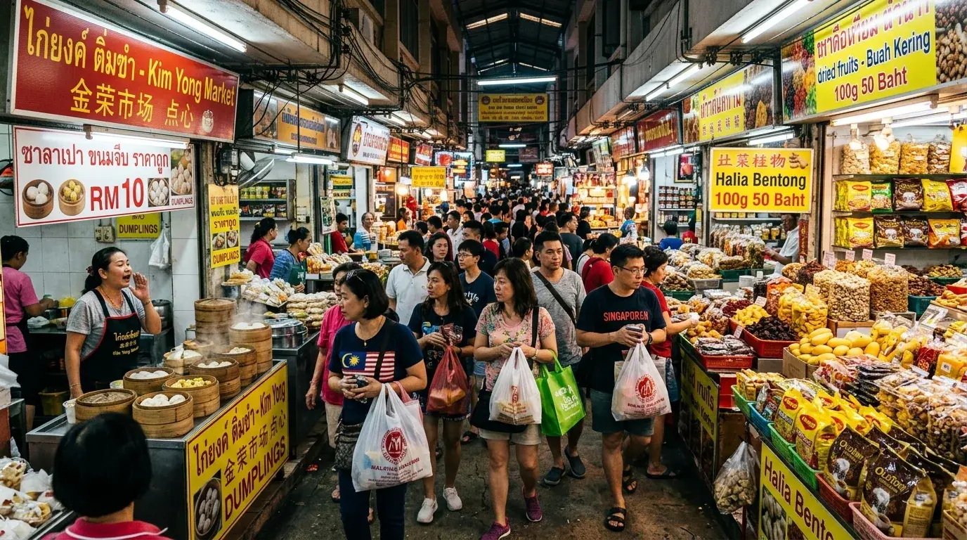 Kim Yong Market Shopping Energy in Hat Yai, Songkhla, Thailand