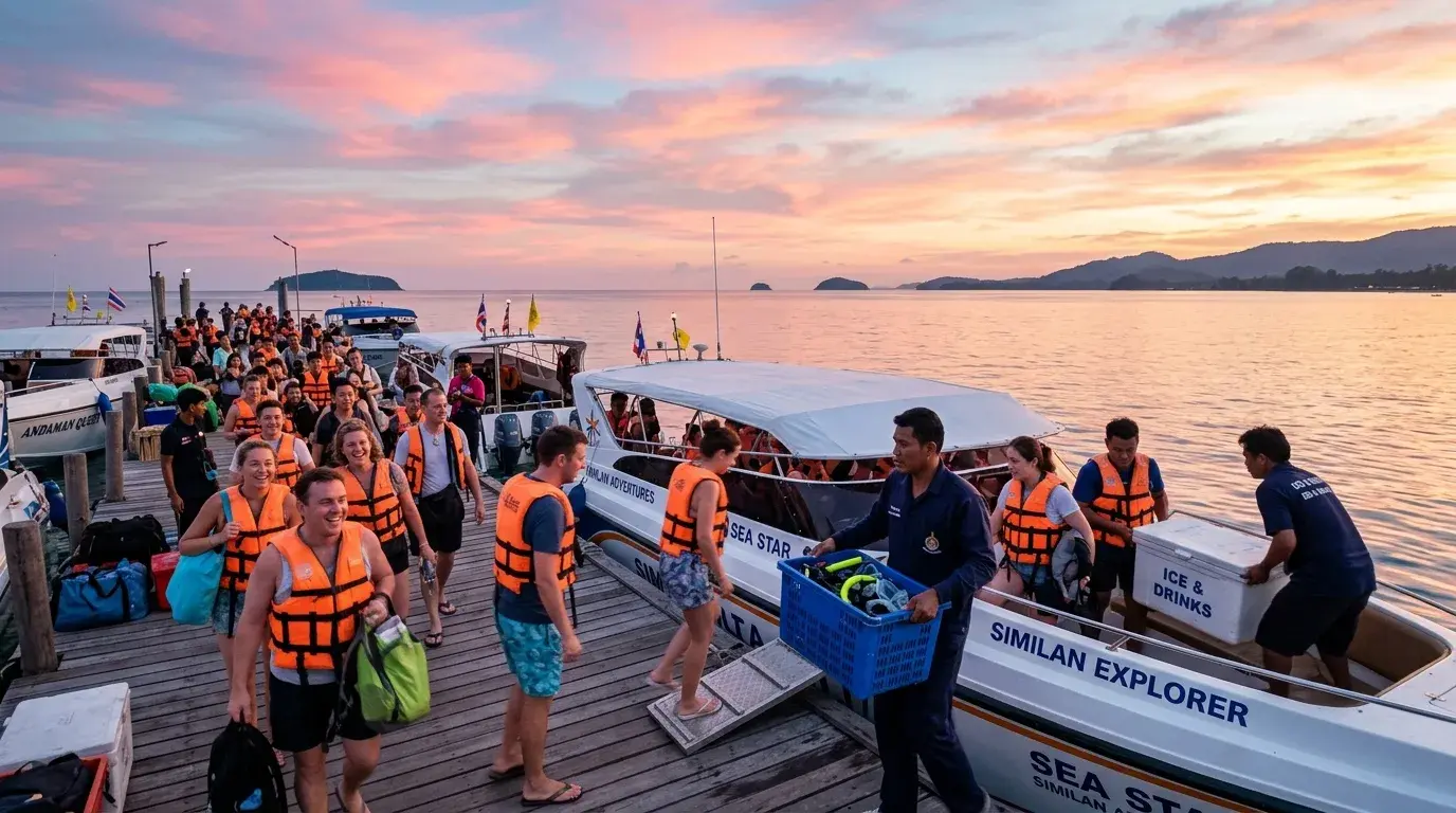 Similan Islands Day Trip Departure in Khao Lak, Phang Nga, Thailand