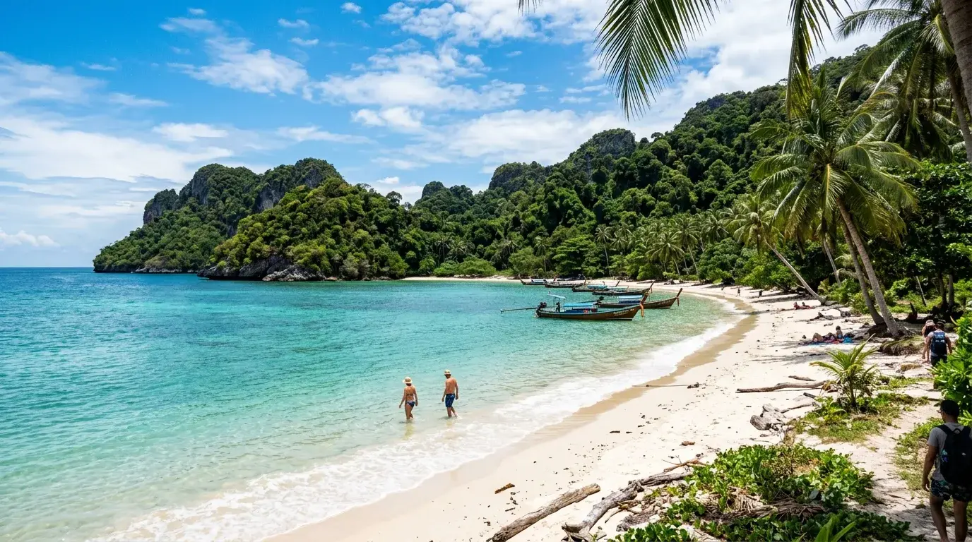 Sam Phraya Beach Cove at Khao Sam Roi Yot, Prachuap Khiri Khan, Thailand