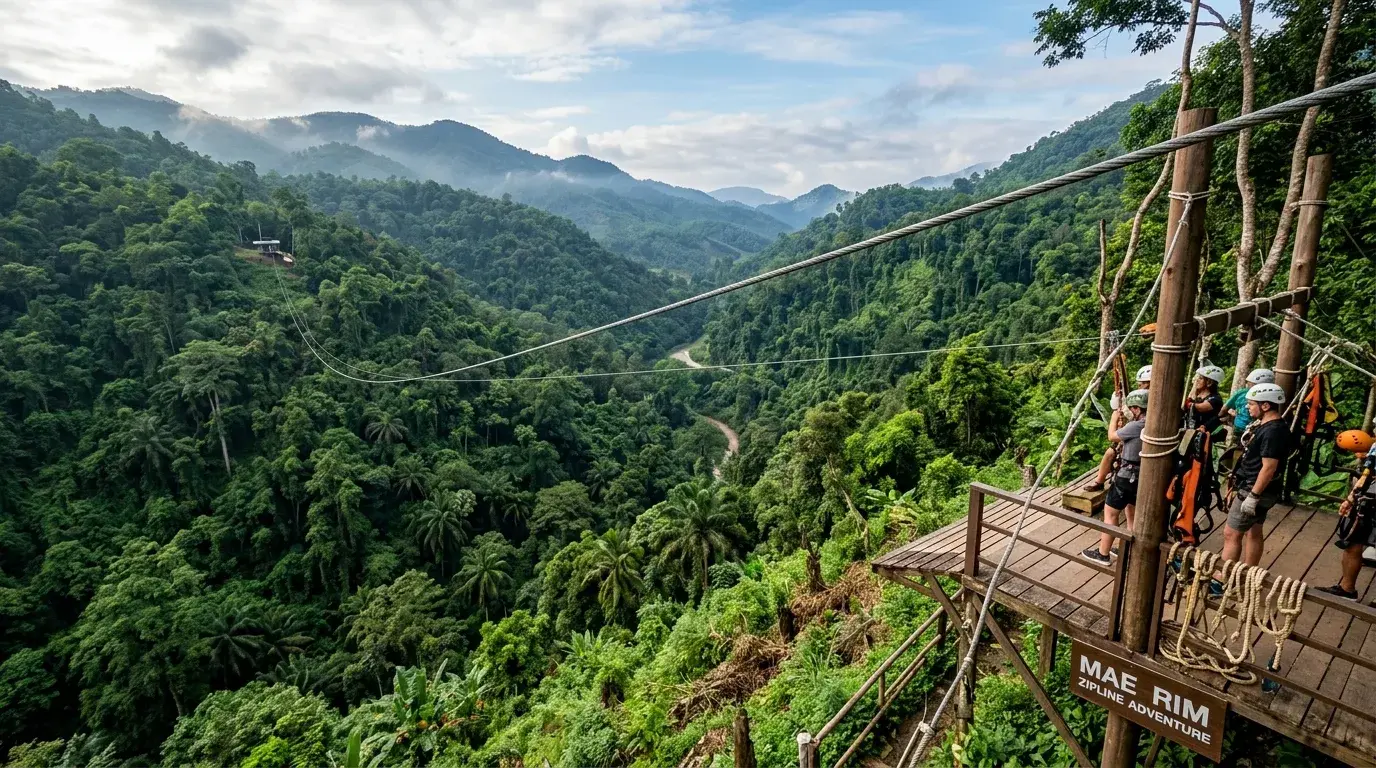 Adventure in the Mae Rim Countryside in Mae Rim, Chiang Mai, Thailand