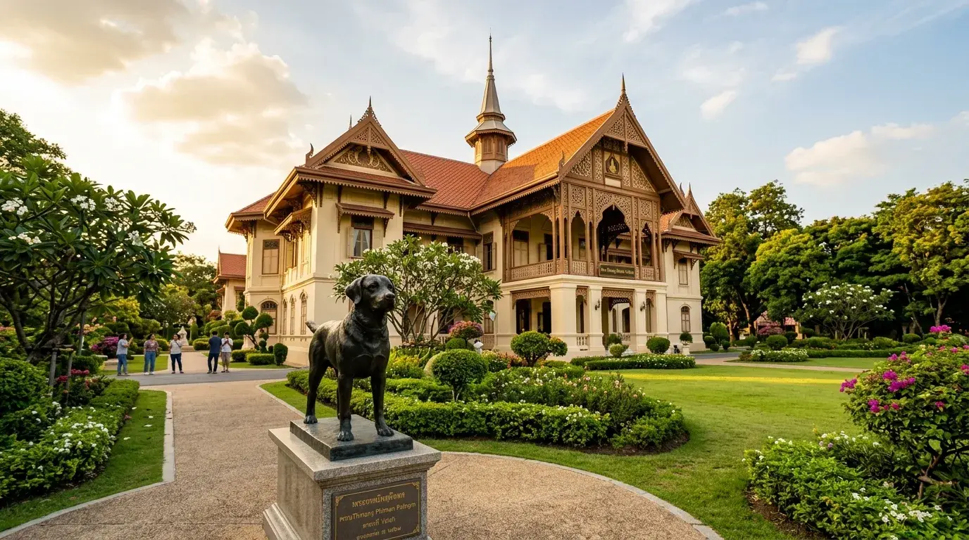 Sanam Chan Palace Grounds in Nakhon Pathom, Nakhon Pathom, Thailand