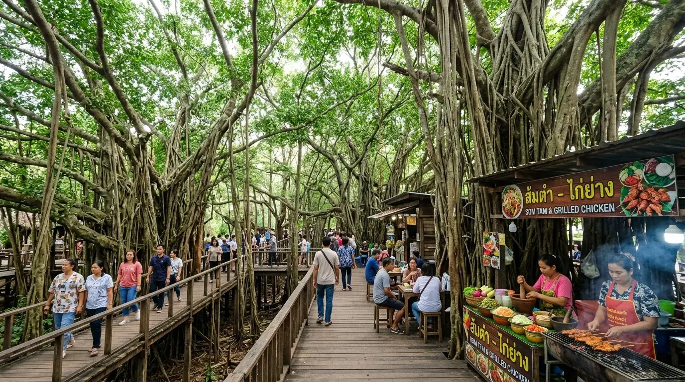 Phimai Historical Park and Ancient Banyan in Phimai, Nakhon Ratchasima, Thailand