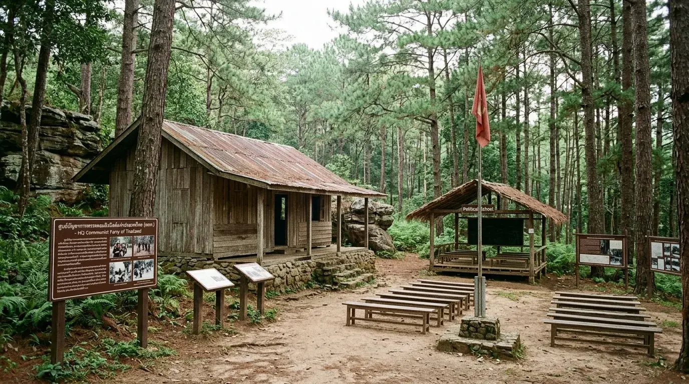 Former Communist Camp Ruins at Phu Hin Rong Kla, Phitsanulok, Thailand
