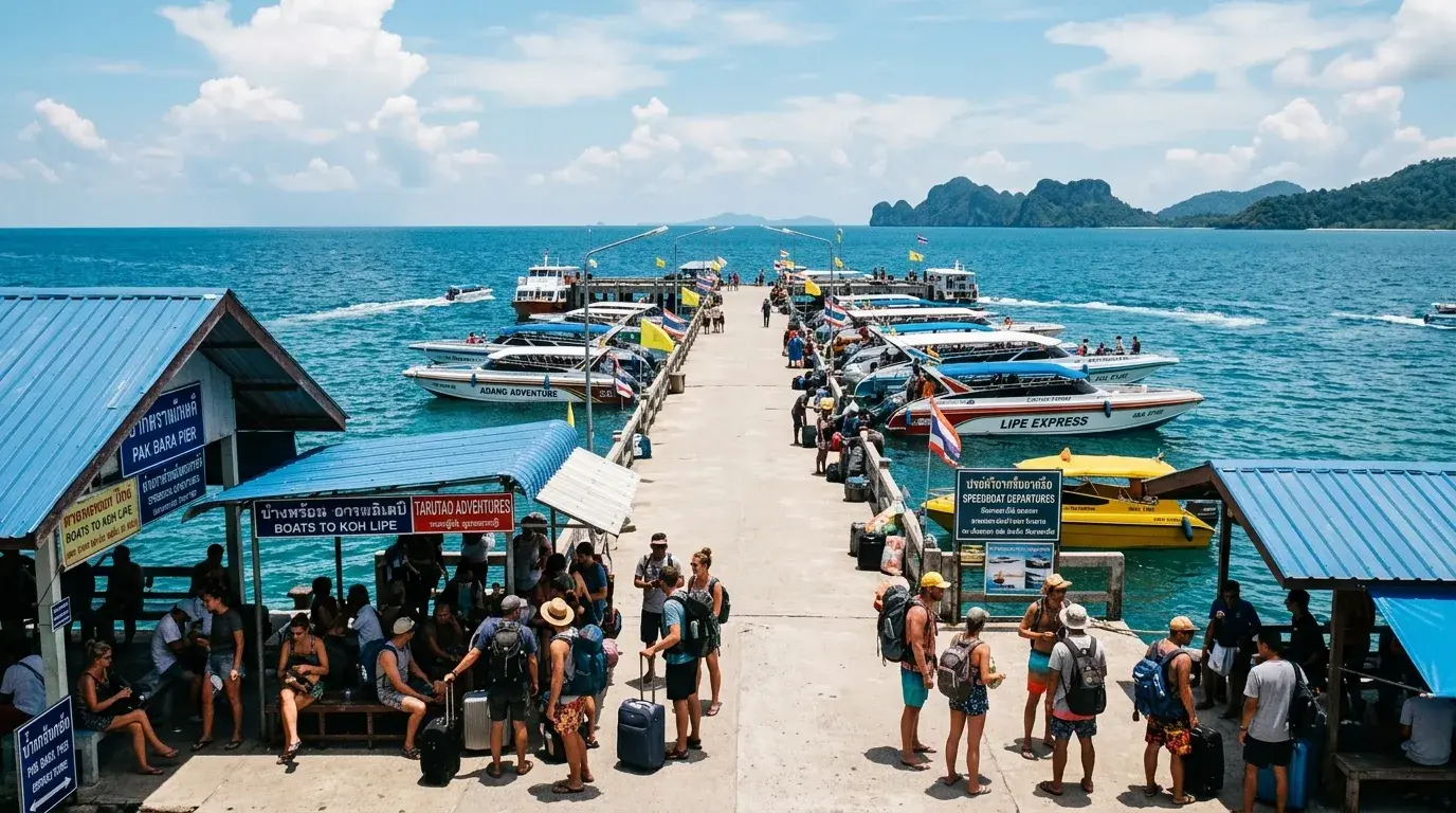 Koh Lipe Gateway Pier in Satun, Satun, Thailand