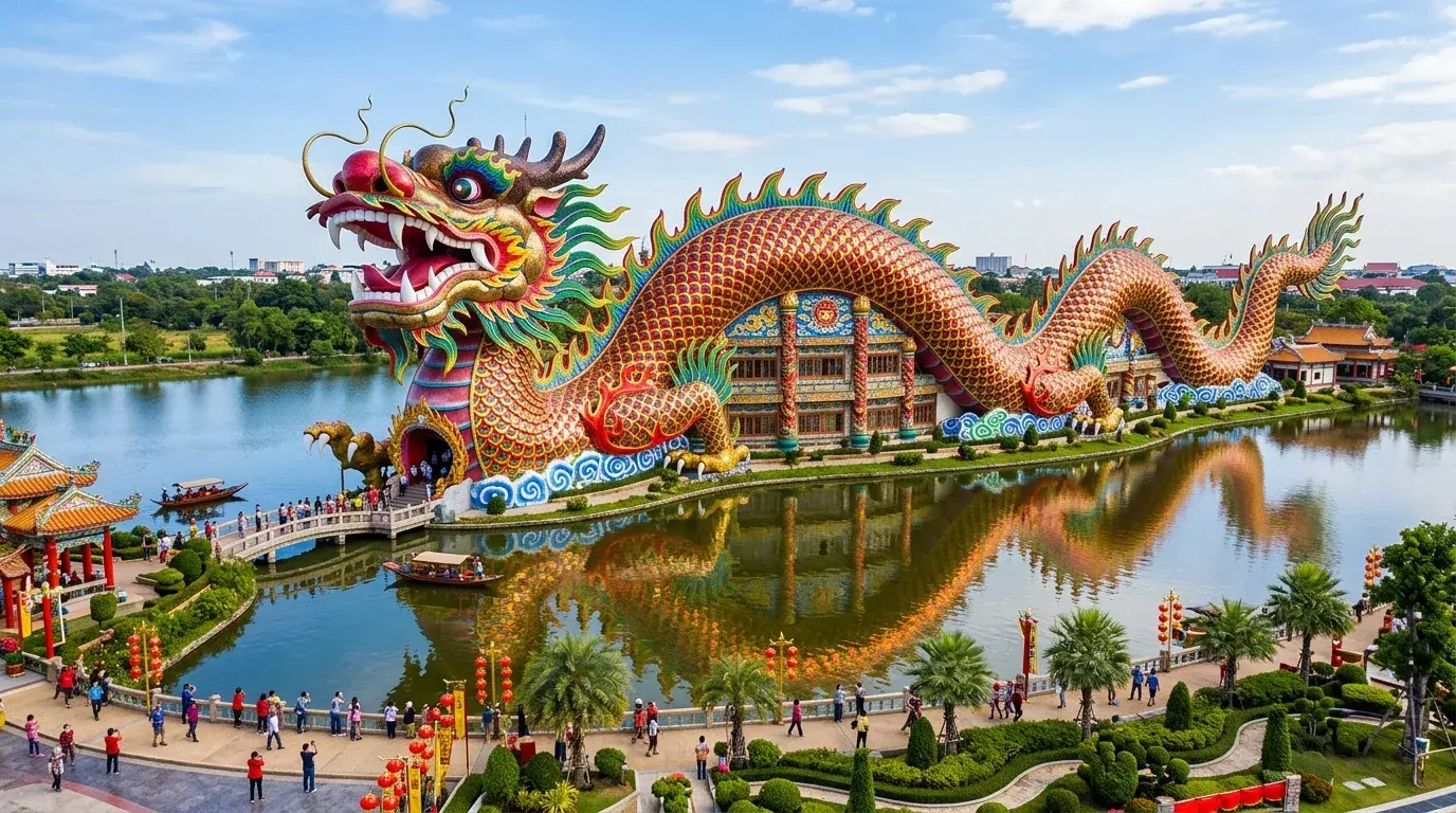 Dragon Descendants Museum in Suphan Buri, Suphan Buri, Thailand