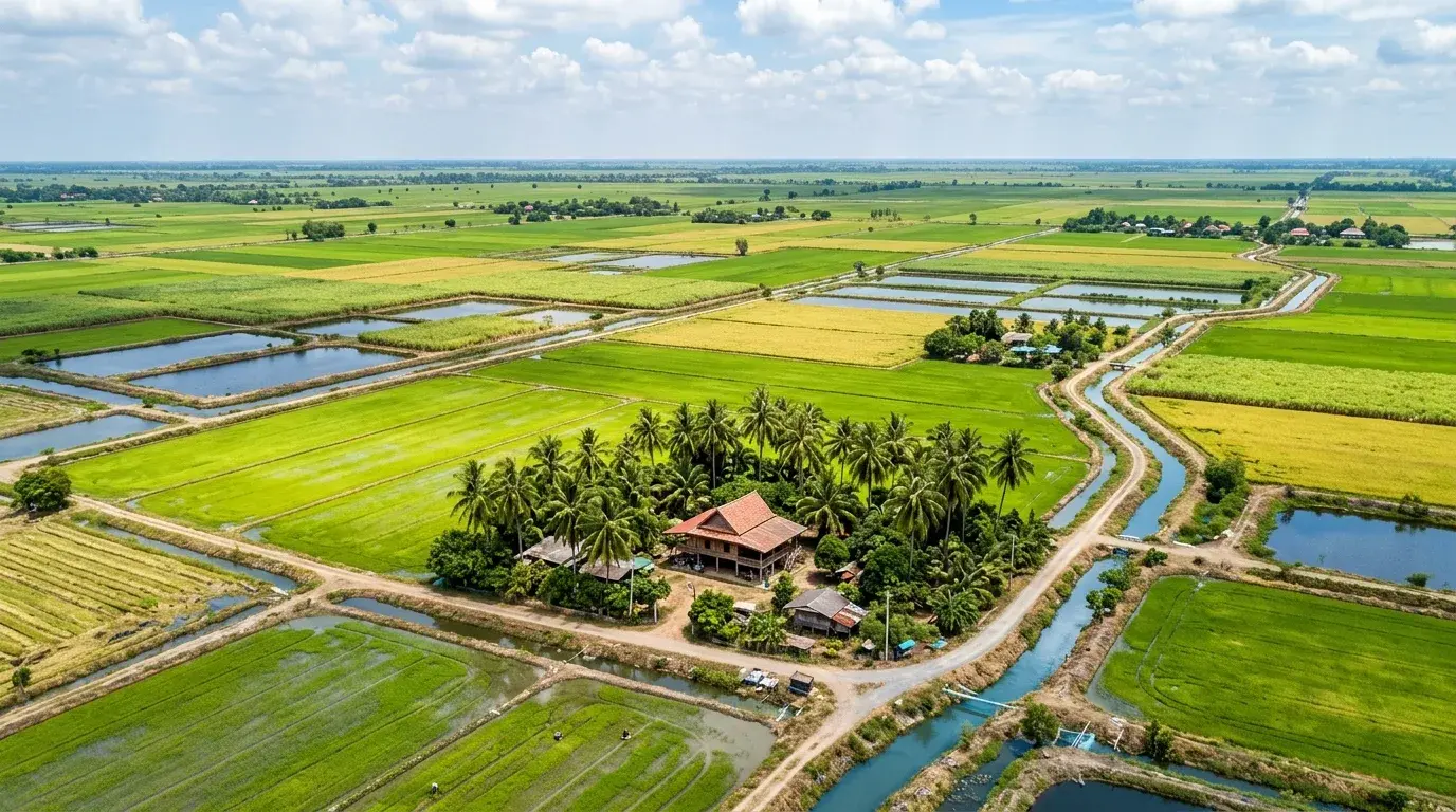 Central Plains Agricultural Heartland in Suphan Buri, Suphan Buri, Thailand