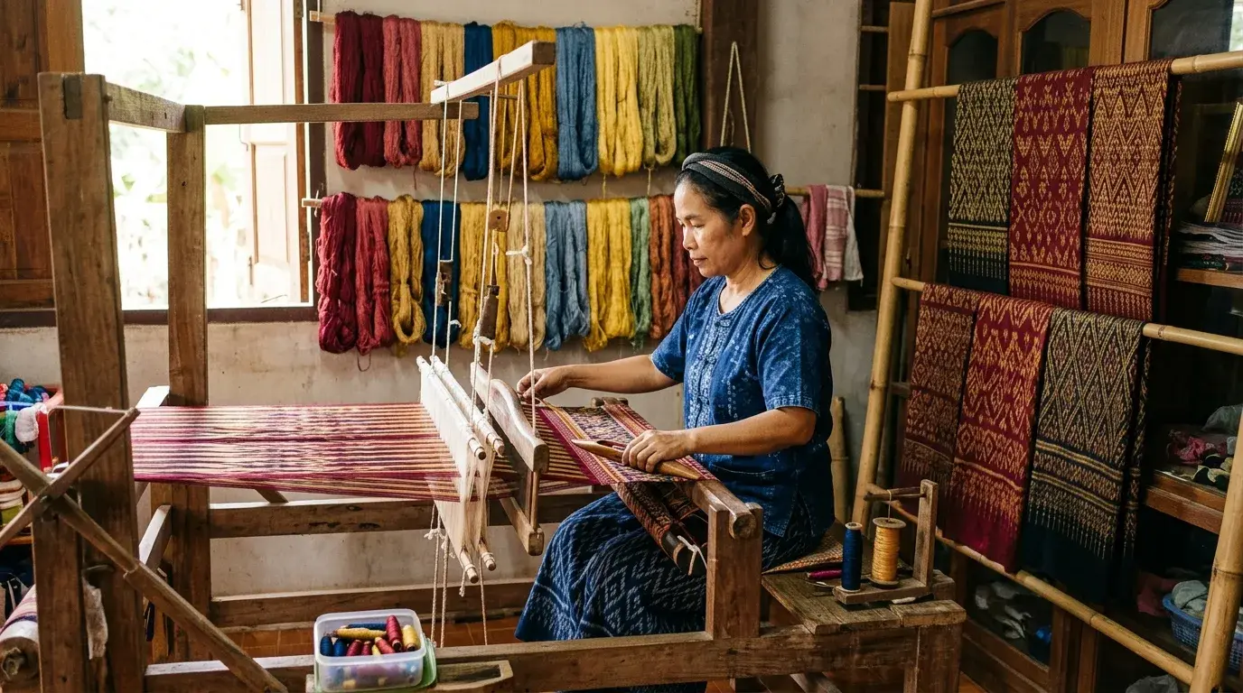 Surin Silk Weaving Village in Surin, Surin, Thailand