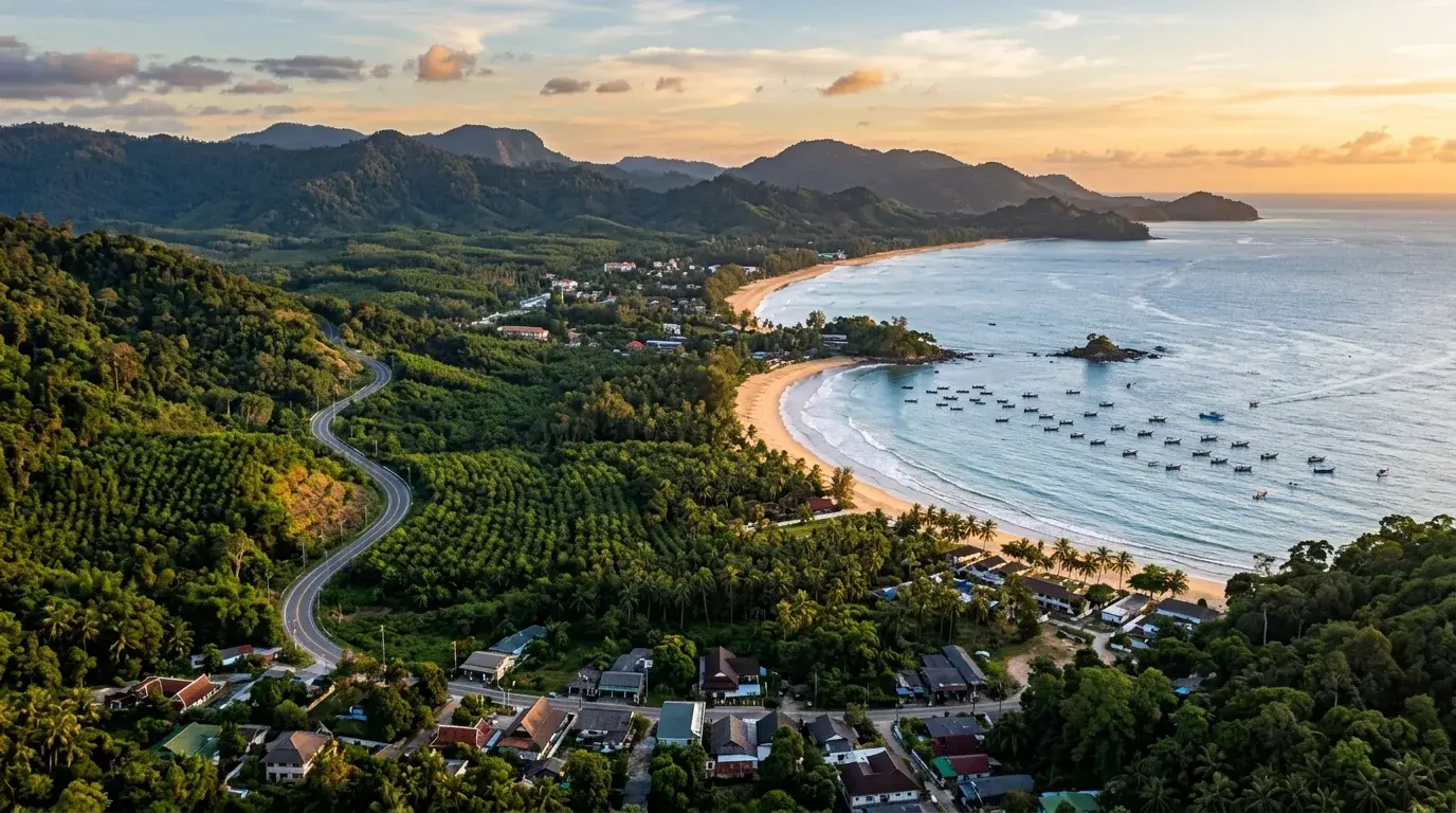Gateway to Khao Lak's Coastline in Takua Pa, Phang Nga, Thailand
