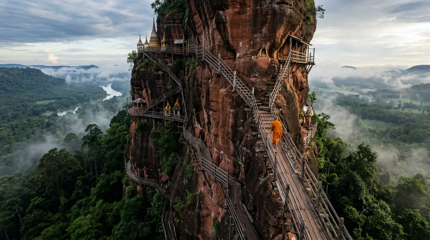 Wat Phu Tok Cliff Temple — Bueng Kan, Bueng Kan, Thailand