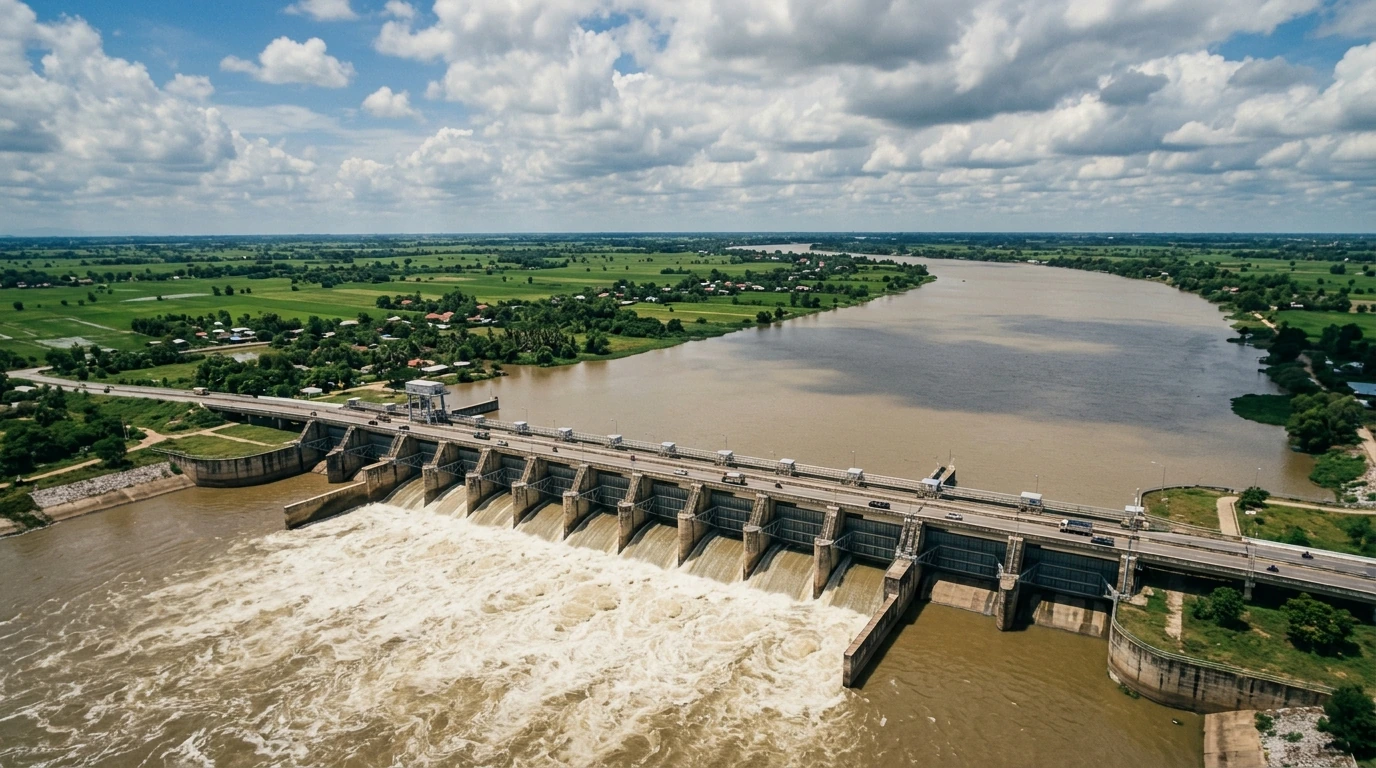 Chao Phraya Dam and Spillway — Chainat, Chainat, Thailand
