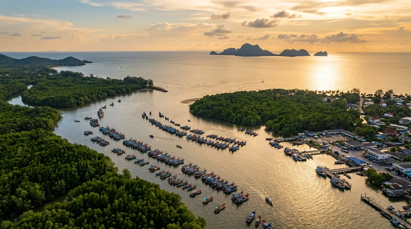 Pak Nam Chumphon Estuary — Chumphon, Chumphon, Thailand