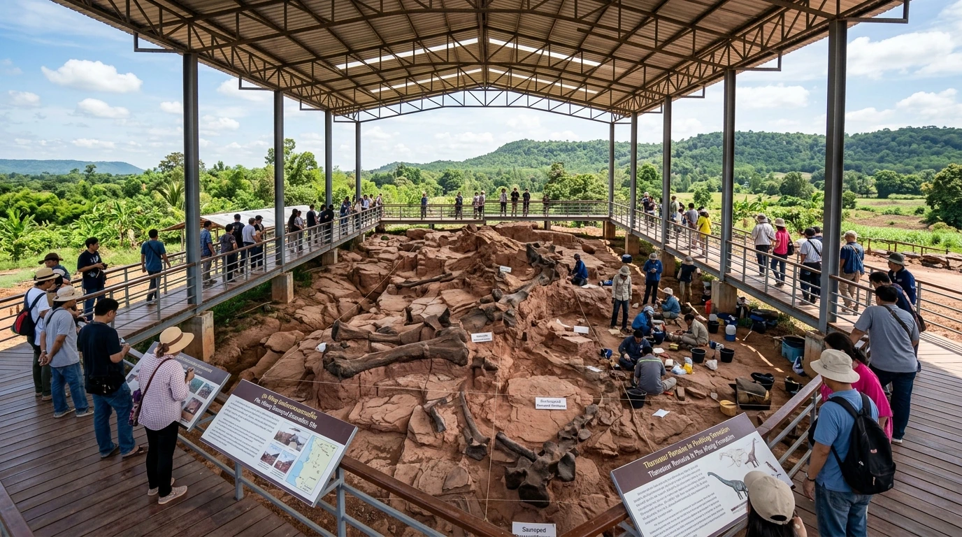 Dinosaur Fossil Discovery Site — Kalasin, Kalasin, Thailand