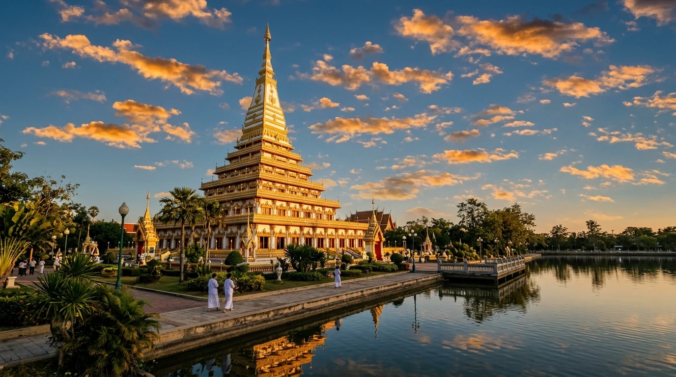 Wat Nong Wang Nine-Tiered Pagoda — Khon Kaen, Khon Kaen, Thailand