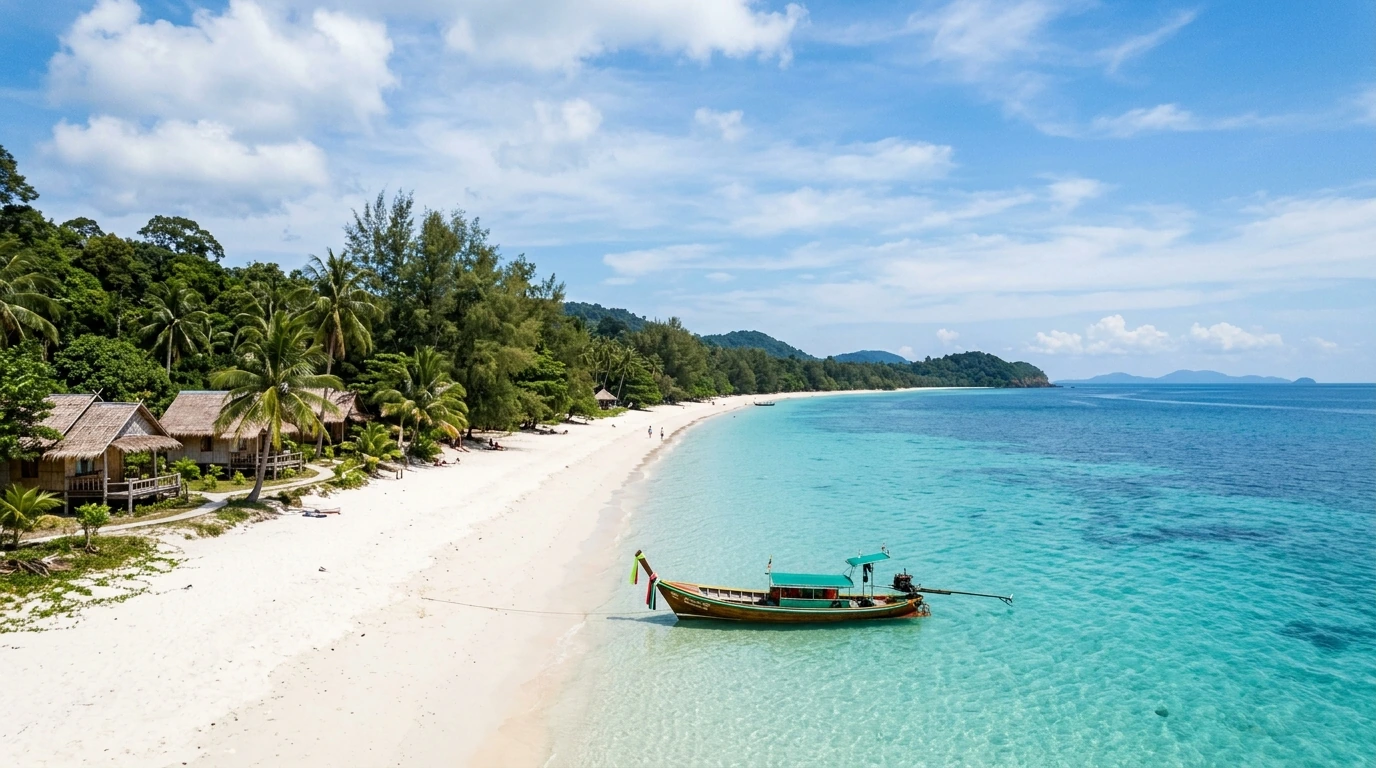Pristine White Sand Beach — Koh Bulon, Satun, Thailand