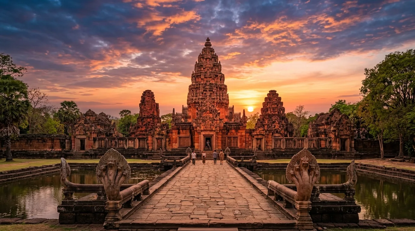 Phimai Historical Park Khmer Temple Phimai Historical Park Khmer Temple in Nakhon Ratchasima, Nakhon Ratchasima, Thailand