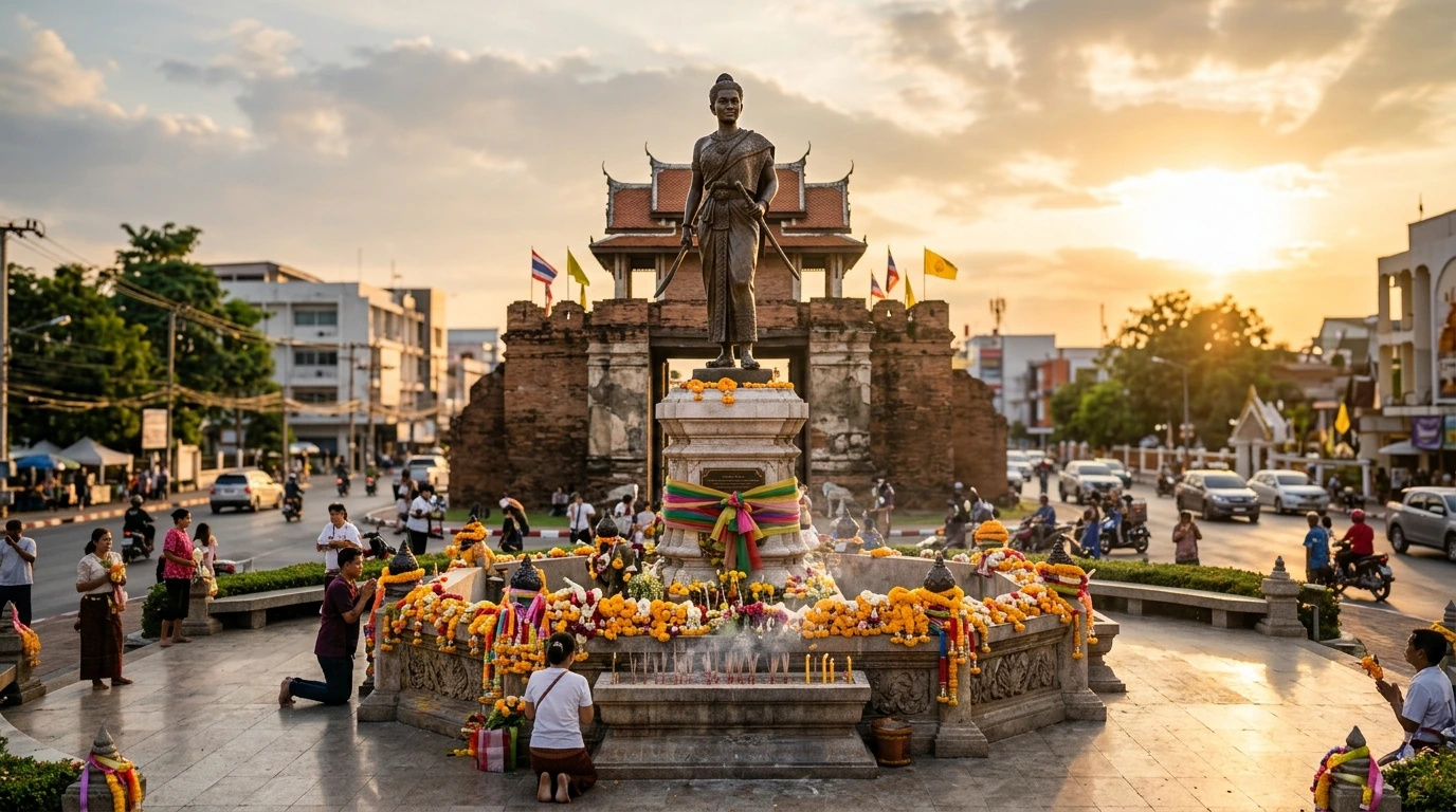 Thao Suranari Monument and Old City Gate — Nakhon Ratchasima, Nakhon Ratchasima, Thailand