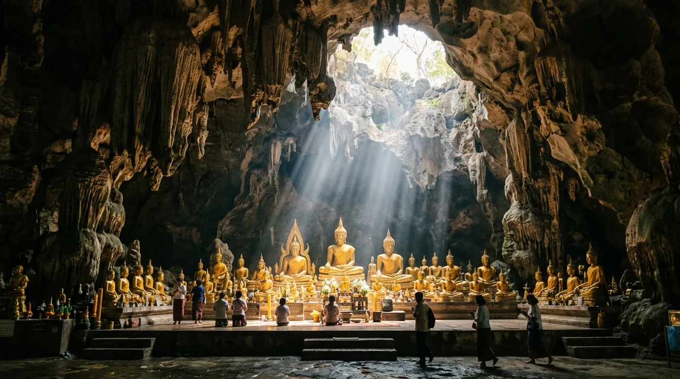 Tham Khao Luang Cave Temple Tham Khao Luang Cave Temple in Phetchaburi, Phetchaburi, Thailand