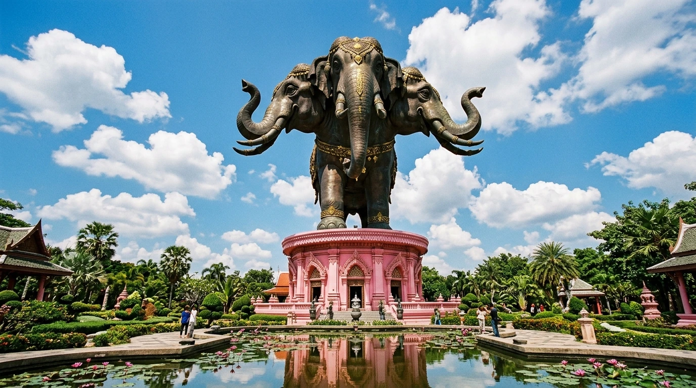 The Three-Headed Elephant of Erawan Museum — Samut Prakan, Samut Prakan, Thailand