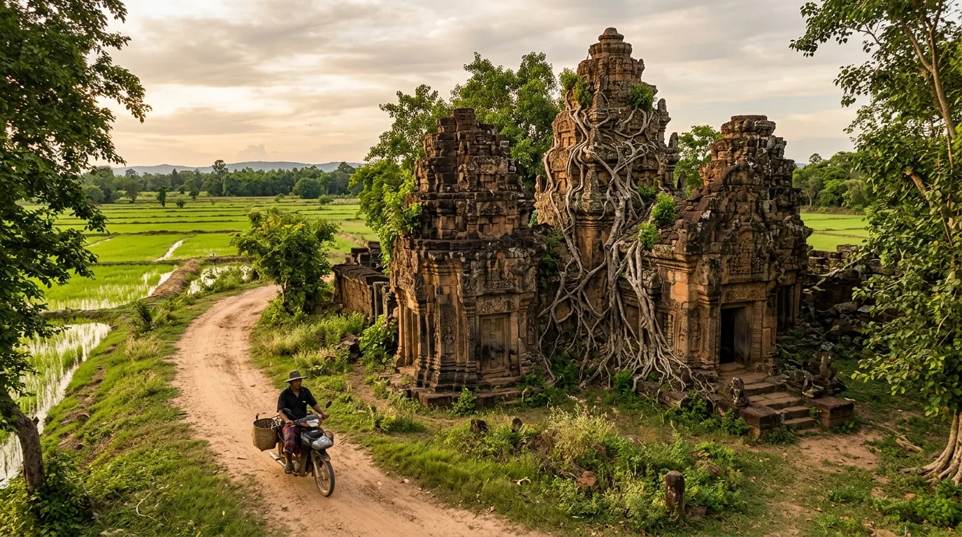 Khmer Ruins in the Isan Countryside Khmer Ruins in the Isan Countryside in Surin, Surin, Thailand