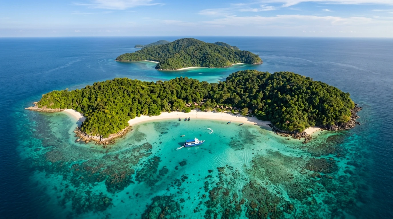 Crystal Waters and Pristine Coral Reefs — Surin Islands, Phang Nga, Thailand
