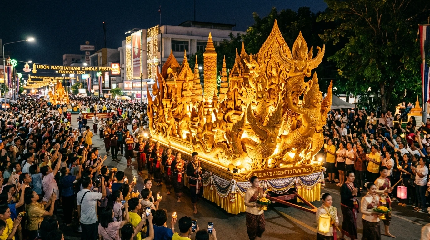 Candle Festival Procession — Ubon Ratchathani, Ubon Ratchathani, Thailand